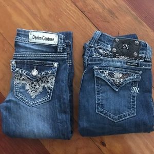 Denim couture and miss me jeans